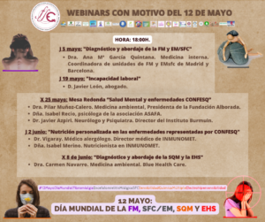 12 MAYO: DIA MUNDIAL DE LA FM, SFC/EM,SQM Y EHS